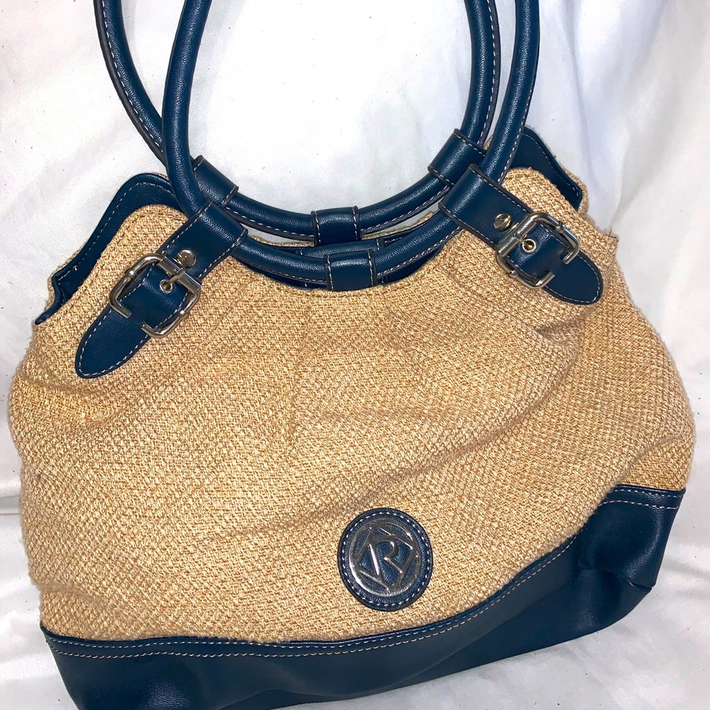 Blue and Tan Relic Purse/Bag